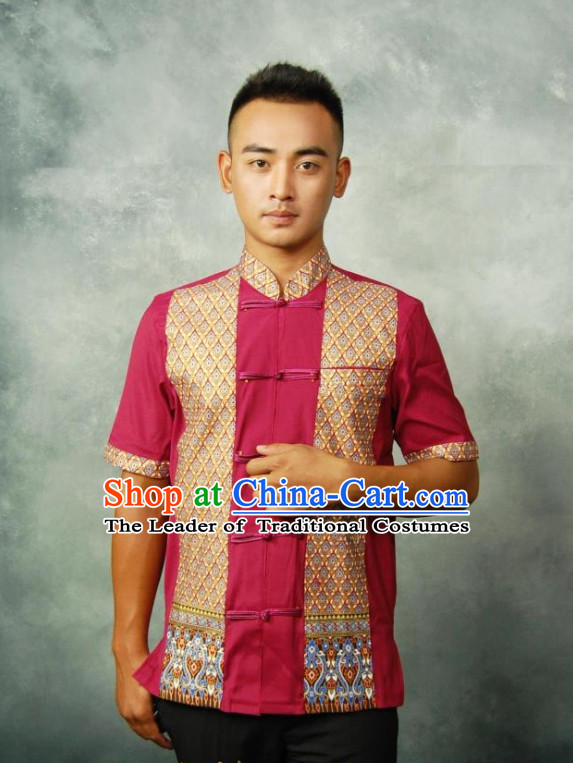 Thailand Traditional National Blouse for Men