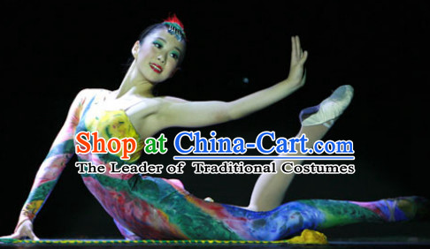 Chinese Competition Gymnastics Leotards Dance Clothes Costume Uniforms for Women