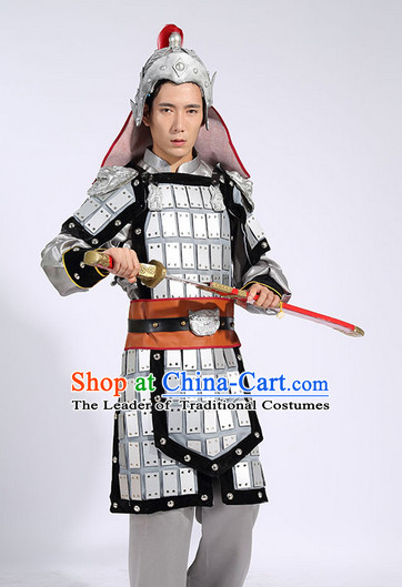 Chinese General Costume and Hat for Men
