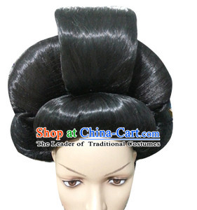Chinese Classicial Queen Wig Hair Extensions Lace Front Wigs Hair Pieces for Women