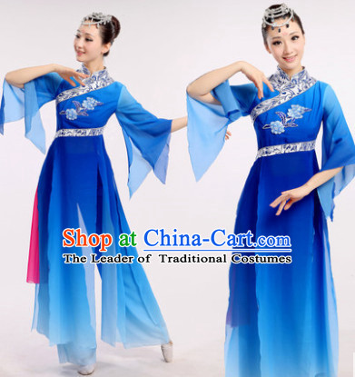 Chinese Fan Dance Costumes Dancewear Discount Dane Supply Clubwear Dance Wear China Wholesale Dance Clothes for Women