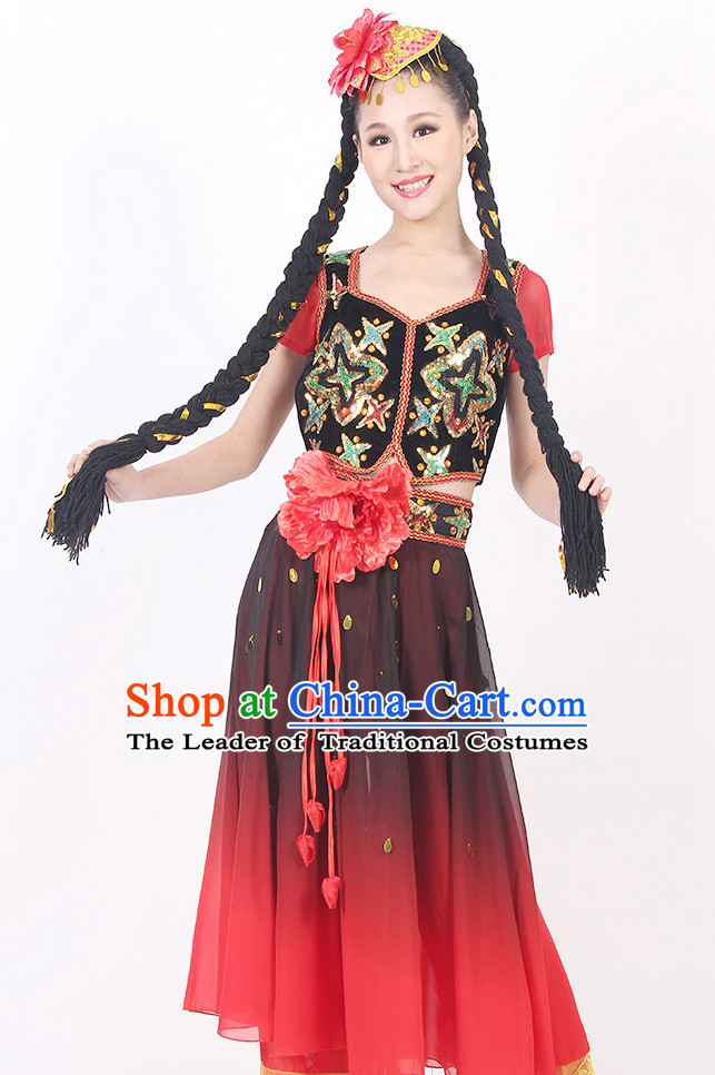 China Xinjiang Style Dance Costume Ideas Dancewear Supply Dance Wear Dance Clothes Suit