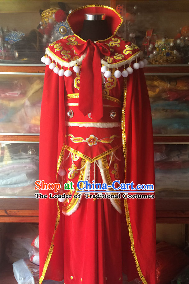 Ancient Chinese Opera Embroidered Princess Costumes Complete Set for Women
