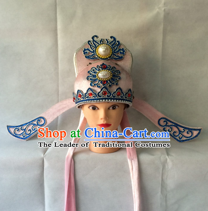 Traditional Chinese Classical Scholar Opera Hat for Men