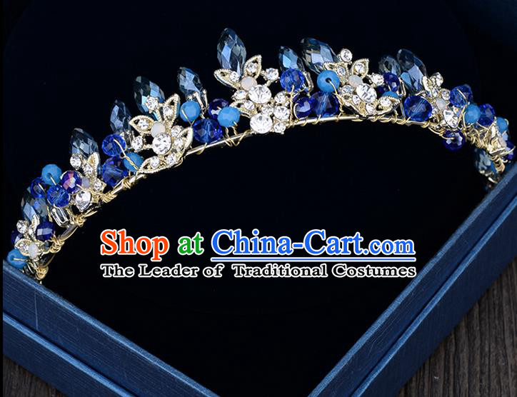 Traditional Jewelry Accessories, Princess, Bride Royal Crown, Wedding Hair Accessories, Baroco Style Crystal Headwear for Women