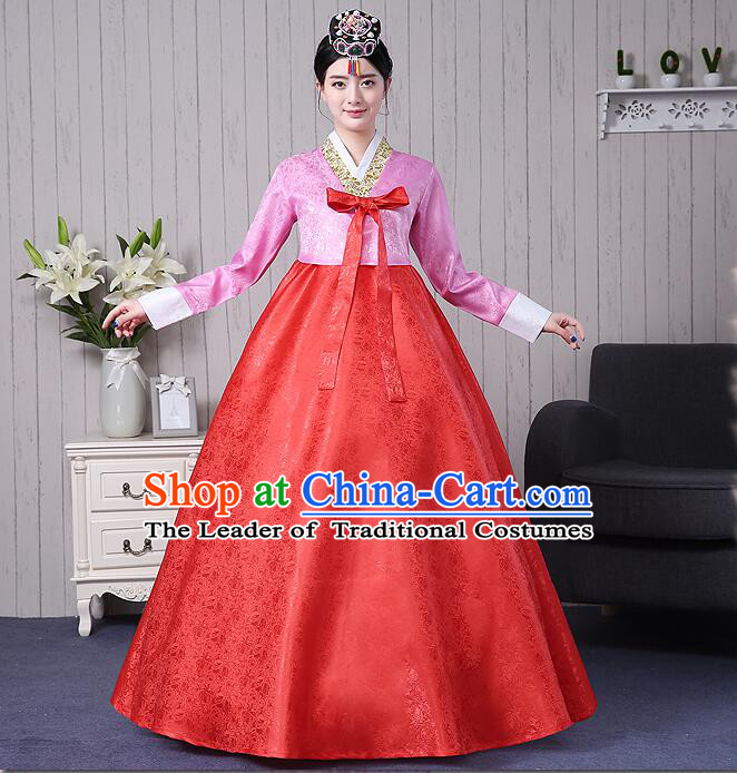 Korean Traditional Costumes Korean Women Clothes Wedding Full Dress Formal Attire Ceremonial Clothes Court Stage Dancing