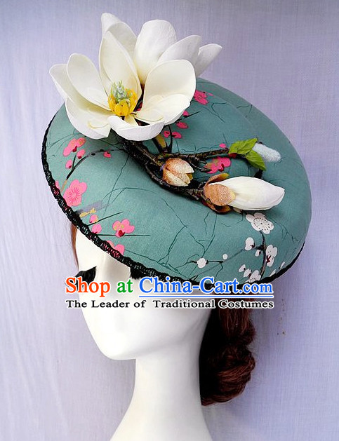 Handmade Flower Hat Headpieces for Girls and Women