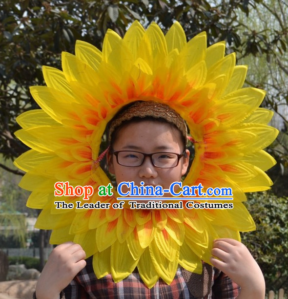 Chinese Sunflower Face Props for Adults or Kids