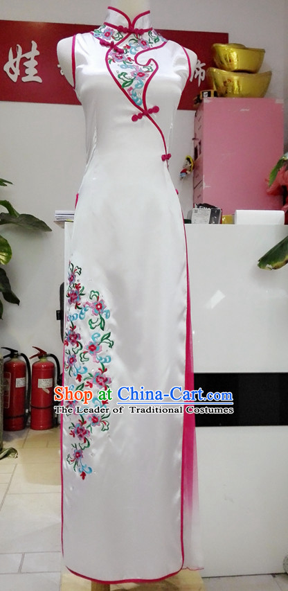 Chinese Classical Qipao Cheongsam Dance Costumes Complete Set for Women or Gilrs