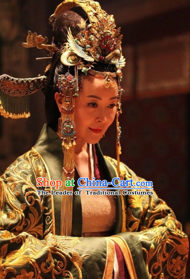 Ancient Chinese Traditional Style Empress Hair Accessories for Women Girls