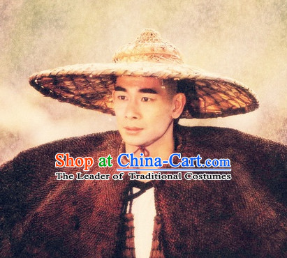Ancient Chinese Style Bamboo Hat for Men