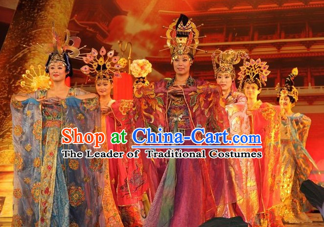Ancient Chinese Clothing Tang Dynasty Empress Dress Garment for Women
