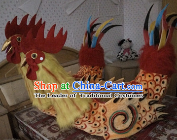 Handmade Rooster Costume Stage Performance Costumes for Men or Women