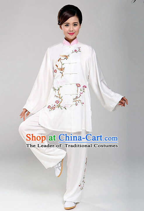 Tai Chi Pants Tai Chi Suit Apparel Suits Attire Robe Kung Fu Costume Chinese Kungfu Jacket Wear Dress Uniform Clothing Taijiquan Shaolin Chi Gong Taichi Suits