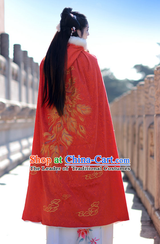 Top Chinese Cape Mantle Hanfu Clothing Chinese Hanfu Costume Hanfu Dress Ancient Chinese Costumes Complete Set for Women Girls Children