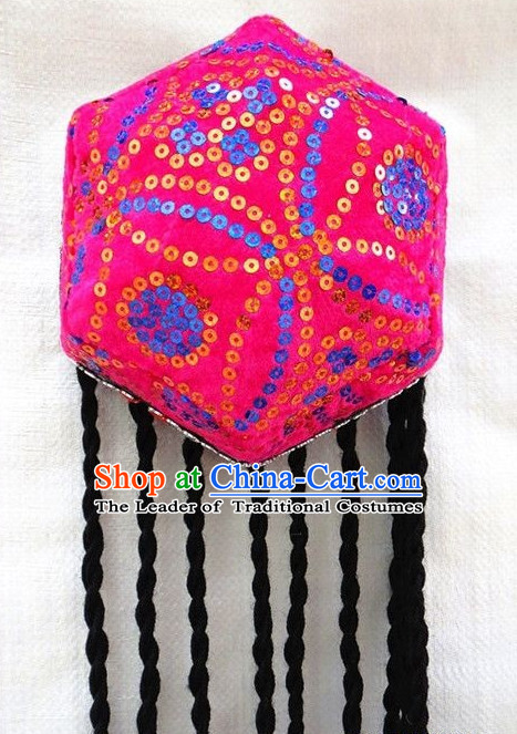 Traditional Chinese Xinjiang Hat for Girls