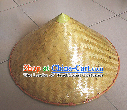 Traditional Chinese Dance Bamboo Hat for Adults and Children