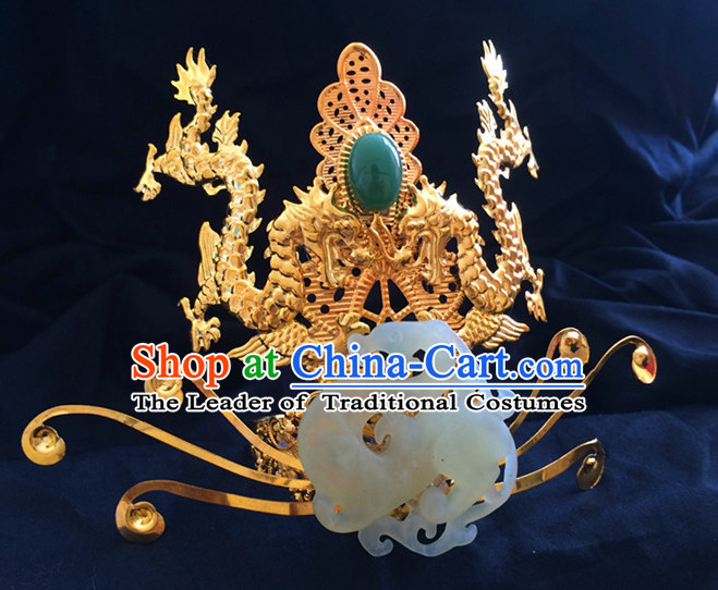 Chinese Ancient Style Prince Headpieces Hair Jewelry Coronet for Men