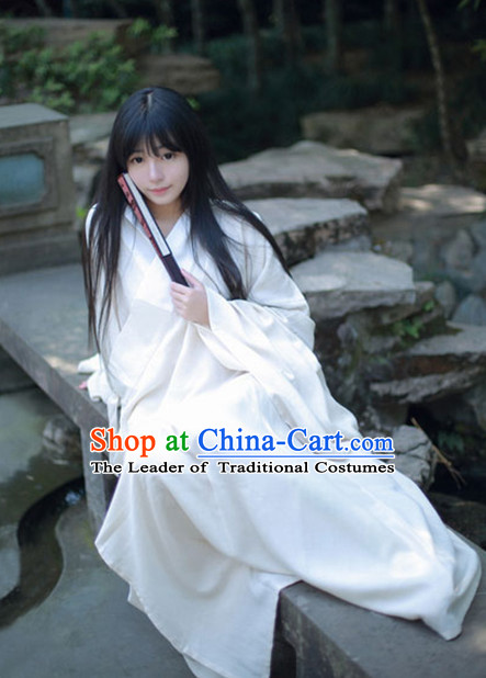 Ancient Chinese Style Inside Clothing Pajamas Complete Set for Men and Women