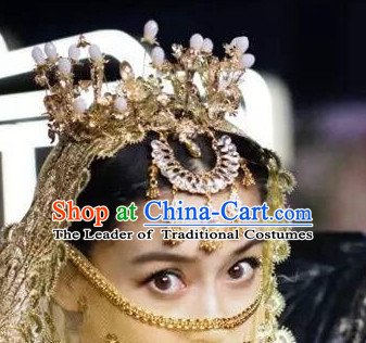 Chinese Traditional Ethnic Princess Headpieces
