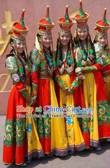 Traditional Mongolian Clothing Traditional Mongolian Clothing Folk Dance Costumes for Women