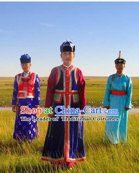 Traditional Chinese Ethnic National Costumes Complete Set for Women