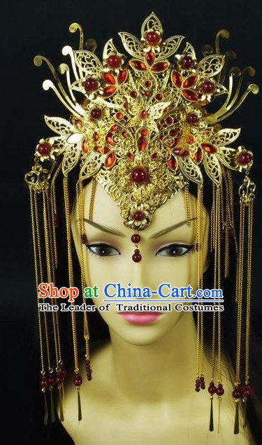 Top Chinese Princess Phoenix Hair Style China Hairpieces Chinese Traditional Hairpins Bridal Headwear
