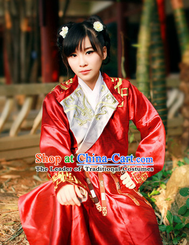 Asian Traditional High Quality Hanfu Tang Dynasty Clothes Costume Costumes Complete Set for Women Girls Children Adults