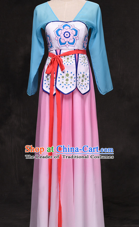 Traditional Chinese Stage Dancing Costume Chinese Classical Dance Costumes Complete Set for Women