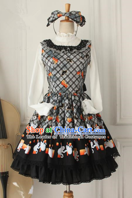 Traditional Classic Elegant Women Costume One-Piece Dress, Restoring Ancient Princess Halloween Jumper Skirt for Women