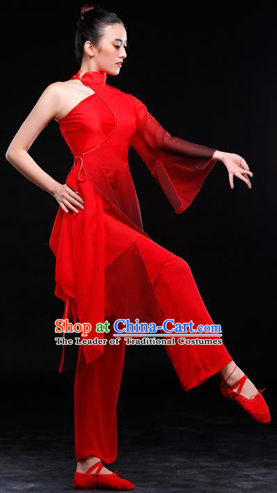 Traditional Chinese Yangge Fan Dancing Costume