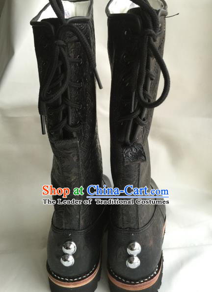 Traditional Chinese Minority Mongol Nationality Ethnic Minorities Mongolian Boots Mongolian Jockey Boots Tanks Boots