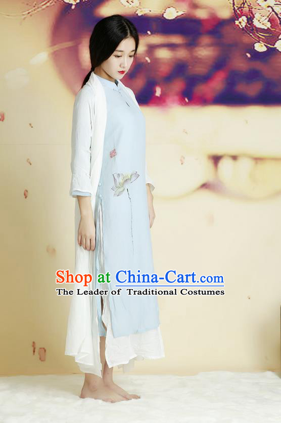 Traditional Chinese Female Costumes Complete Set, Chinese Acient Clothes, Chinese Cheongsam, Tang Suits Blouse Cardigan for Women