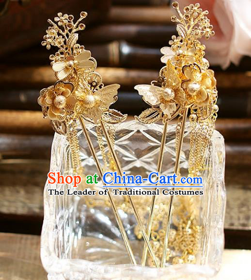 Chinese Hair Jewelry Accessories Xiuhe Suit Hairpins Headwear Headdress Hair Crown for Women