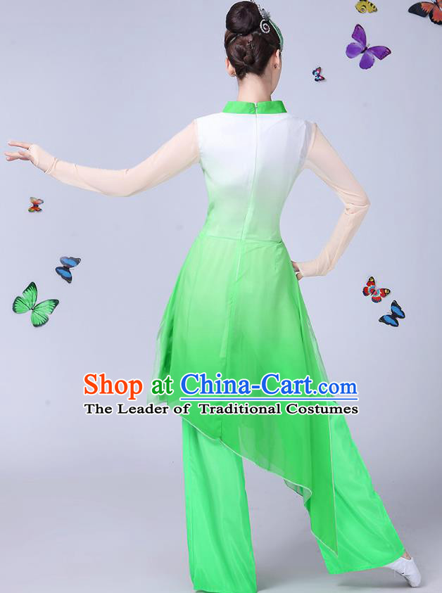 Traditional Chinese Yangge Fan Dancing Costume Classical Dance Modern Dance Dress Clothing