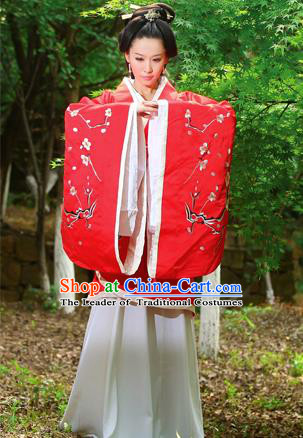 Traditional Ancient Chinese High-Grade Imperial Princess Costume, Chinese Han Dynasty Young Lady Elegant Dress, Chinese Fairy Clothing Plum Blossom Embroidered Hanfu for Women