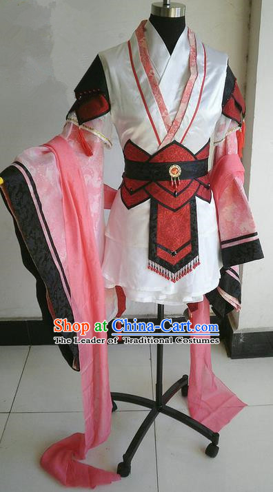 Traditional Chinese Imperial Prince Costume, Elegant Hanfu Clothing Chinese Han Dynasty Imperial Prince Cosplay Embroidered Clothing for Men
