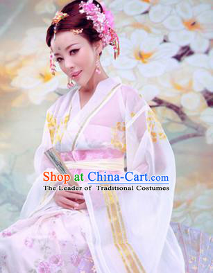 Traditional Ancient Chinese Imperial Consort Costume, Chinese Han Dynasty Lady Dress, Cosplay Chinese Imperial Concubine Clothing Hanfu for Women