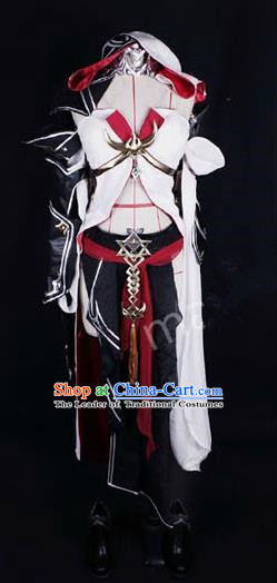 Asian Chinese Traditional Cospaly Costume Customization Female General Kawaler Costume, China Elegant Hanfu Swordsman Dress Clothing for Women