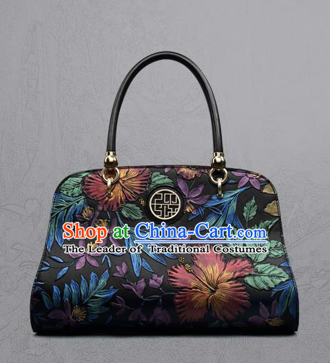 Traditional Handmade Asian Chinese Element Clutch Bags Shoulder Bag National Knurling Handbag for Women
