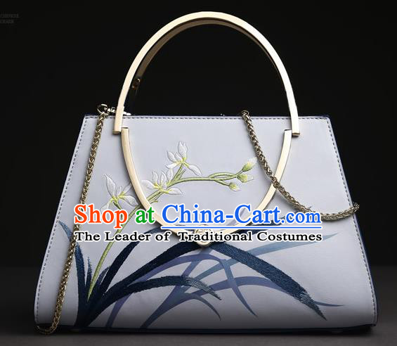 Traditional Handmade Asian Chinese Element Clutch Bags Embroidery Bag National Handbag for Women