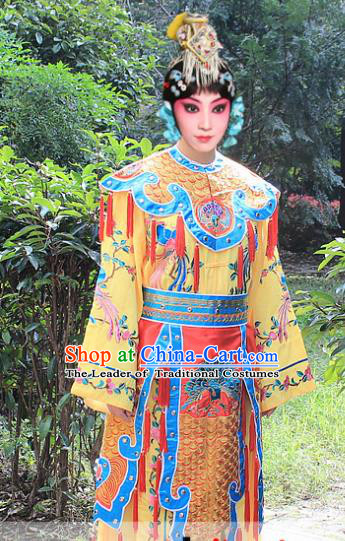 Traditional China Beijing Opera Young Lady Costume Swordplay Embroidered Robe and Headwear, Ancient Chinese Peking Opera Blues Embroidery Dress Clothing