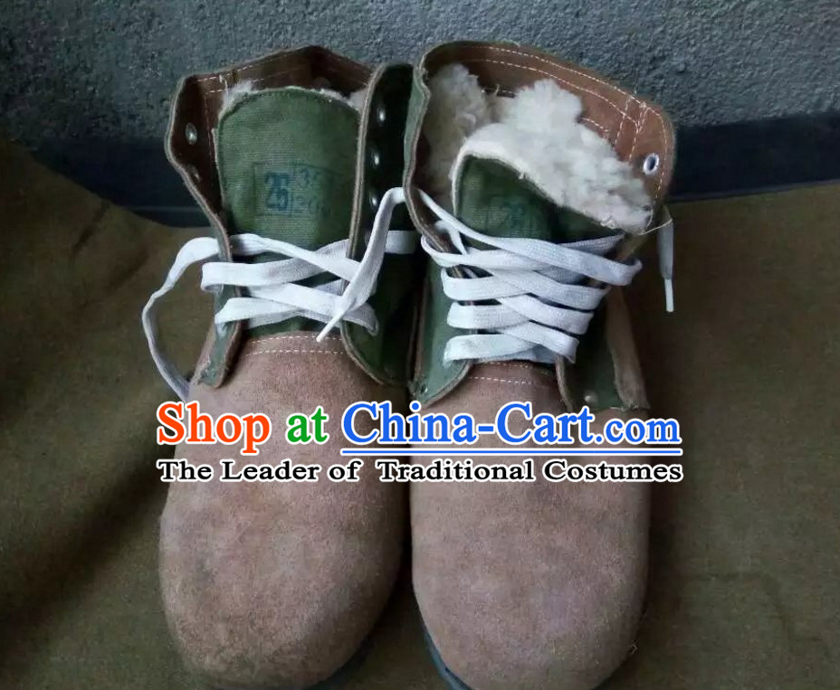 Traditional Chinese Classical Style Handmade Farmer Old Shoes