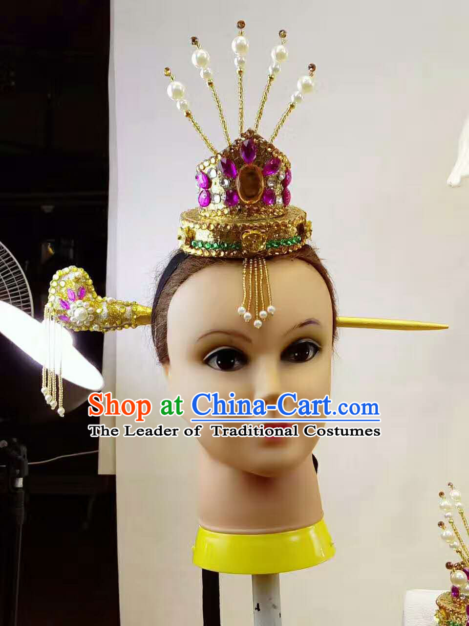 Professional Stage Performance Korean Hat Made to Order Custom Tailored Head Wear Classical Headpieces Hair Accessories