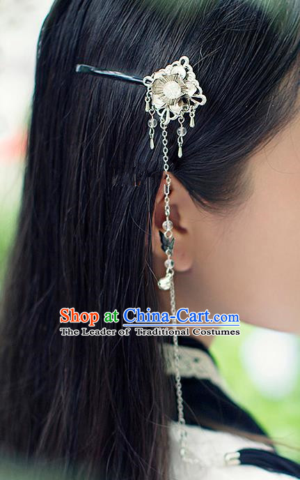 Chinese Handmade Classical Accessories Bride Tassel Hair Claw, China Xiuhe Suit Hair Stick for Women