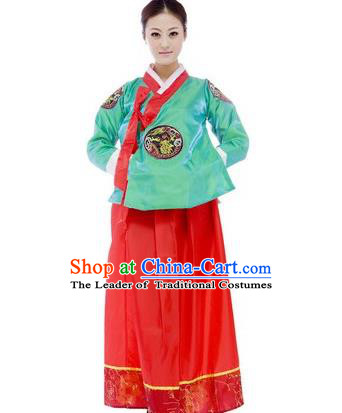 Traditional Ancient Korean Costumes, Asian Korean Hanbok Clothing for Women