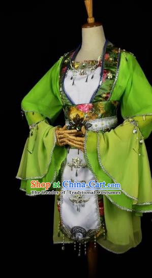 Traditional Chinese Ancient Princess Hanfu Costume Tang Dynasty Young Lady Clothing for Women