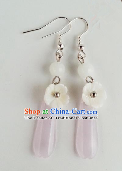 Asian Chinese Traditional Handmade Jewelry Accessories Eardrop Hanfu Classical Earrings for Women