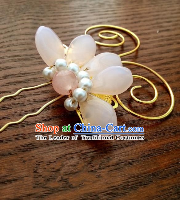 Traditional Handmade Chinese Classical Hair Accessories Hair Claw Ancient Princess Hairpins for Women