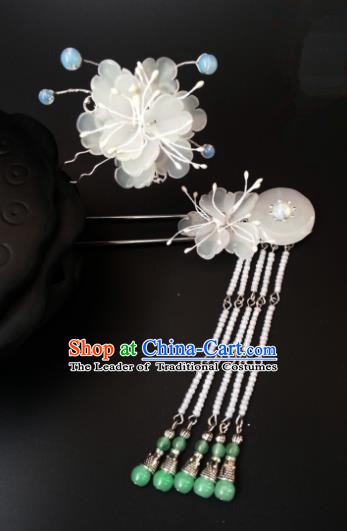 Handmade Traditional Chinese Classical Hair Accessories Ancient Bride Hanfu Step Shake Hairpins for Women